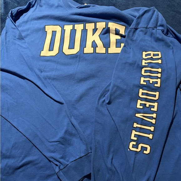 Duke Blue and White Men's Shirt - Picture 4 of 7